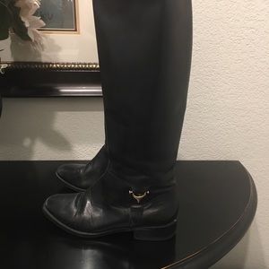 Leather boots